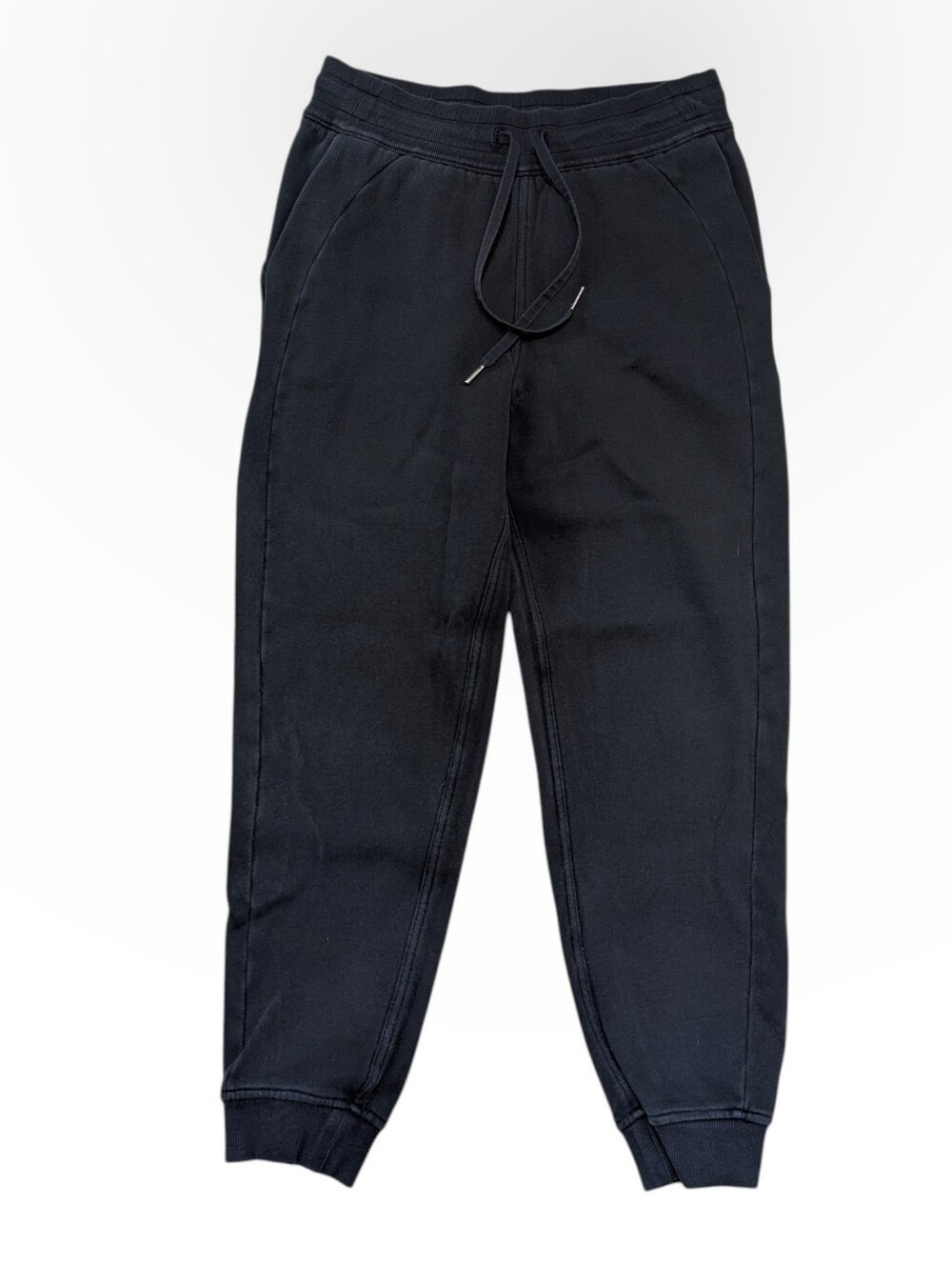 Lululemon Black Scuba Jogger High Rise Sweat pants 6 W5CVAS Athleisure - Picture 3 of 6